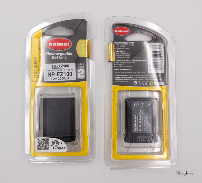 Hähnel NP-FZ100 compatible batteries and chargers for A7III,A7RIII, A9
