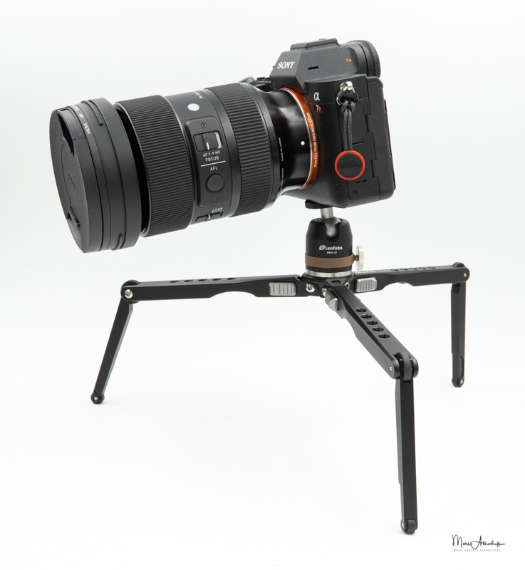 Leofoto MT03 mini tripod + MBT19 / MBH19